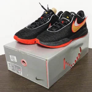 Brand New Nike LeBron XX BLK-BLK-RED Mens 8/Wms 9.5 New In Box DJ5423-001 F53