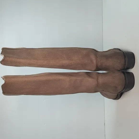 Bronx Tam Mee tall leather Western style riding boots women's size 6.5-7  EU 37