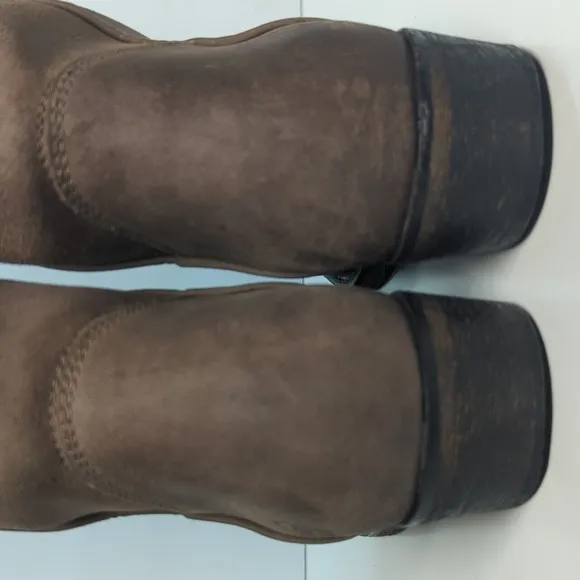 Bronx Tam Mee tall leather Western style riding boots women's size 6.5-7  EU 37