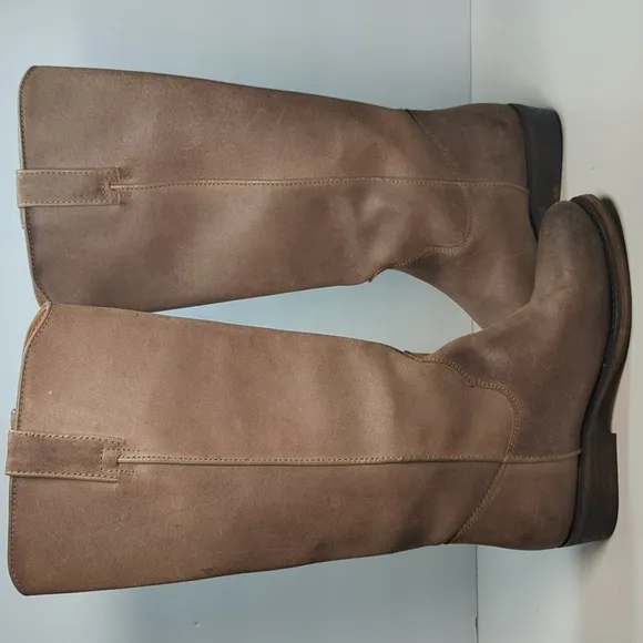 Bronx Tam Mee tall leather Western style riding boots women's size 6.5-7  EU 37