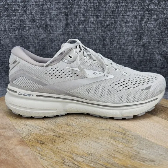 Brooks Ghost 15 Womens Size 10 Gray Athletic Running Shoes 1203801B112