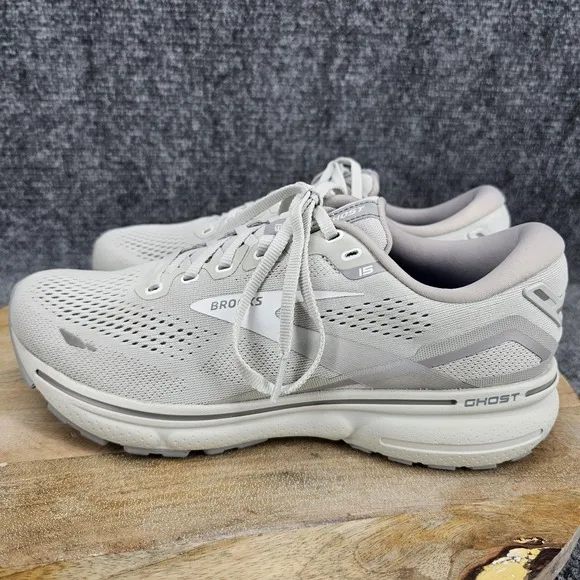 Brooks Ghost 15 Womens Size 10 Gray Athletic Running Shoes 1203801B112