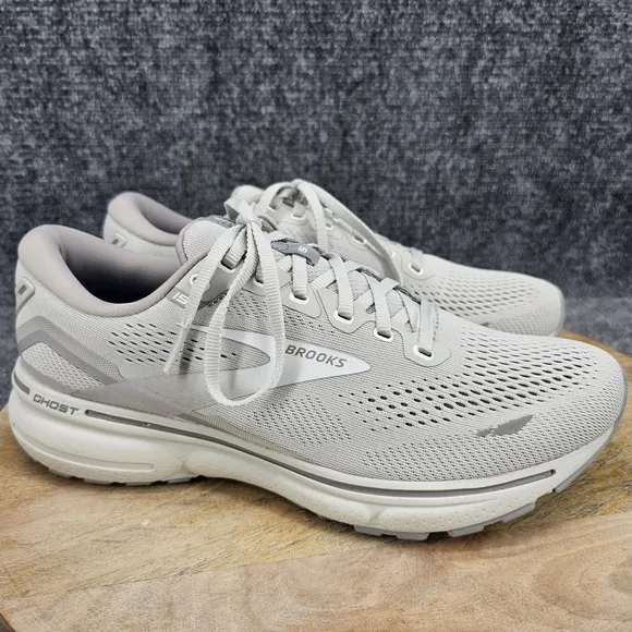 Brooks Ghost 15 Womens Size 10 Gray Athletic Running Shoes 1203801B112