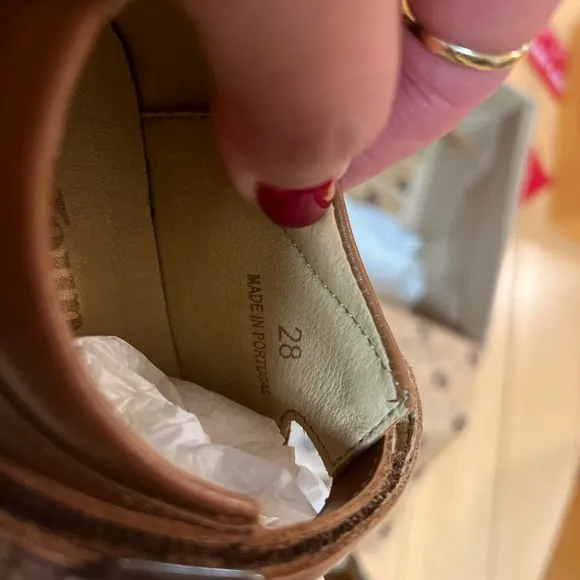 Brown Leather Dress Shoes with Moccasin Stitching