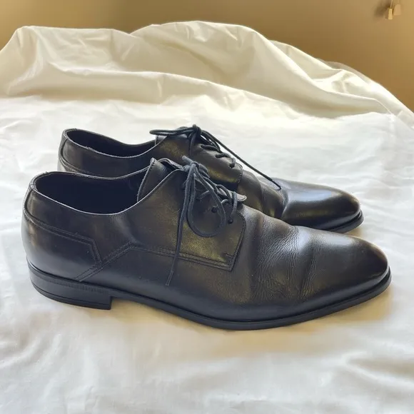 Bruno Magli Maitland Leather Derby Shoe in Black Size 11.5