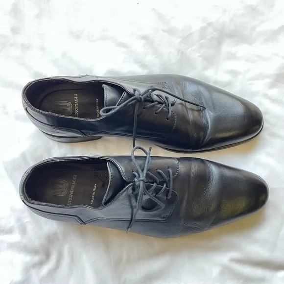 Bruno Magli Maitland Leather Derby Shoe in Black Size 11.5