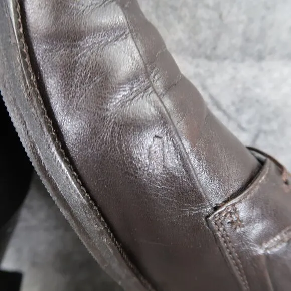 Bruno Magli Shoes Mens 9.5 Oxfords Derby Classic Leather Brown Dress Formal City