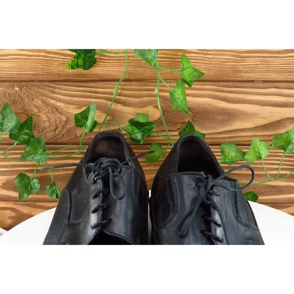 Bruno Magli Shoes Sz‎ 10.5 M Black Derby Oxfords Leather Men