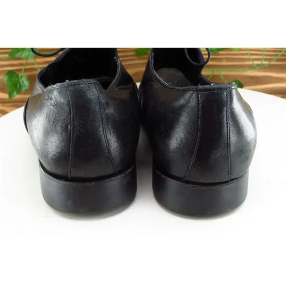 Bruno Magli Shoes Sz‎ 10.5 M Black Derby Oxfords Leather Men