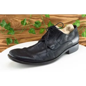 Bruno Magli Shoes Sz‎ 10.5 M Black Derby Oxfords Leather Men