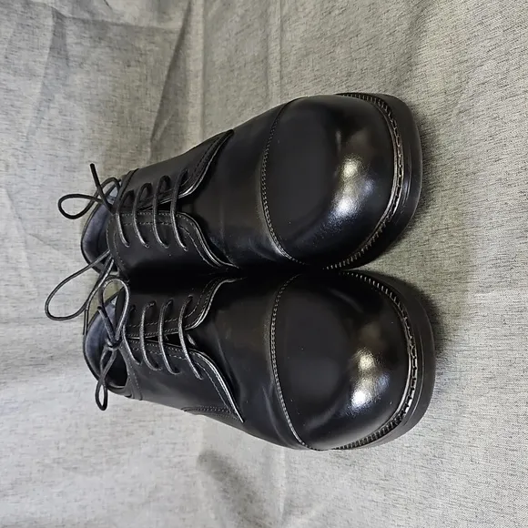 Bruno Marc Men's Downing Wide Dress Shoes, Black, Size 10.5 (#621)