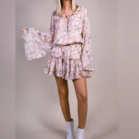 Buddy Love Zozo Magical ruffle mini dress NWOT