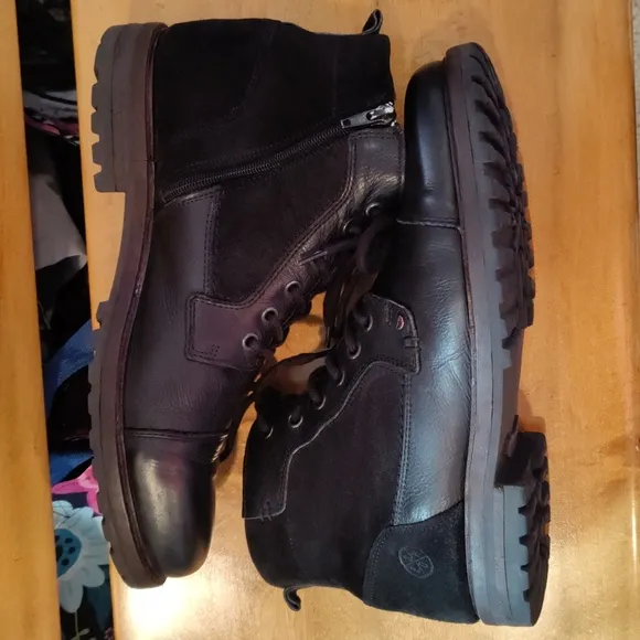 Bullboxer Black limited edition original 00.001/500 cap toe Waylon boots size 44