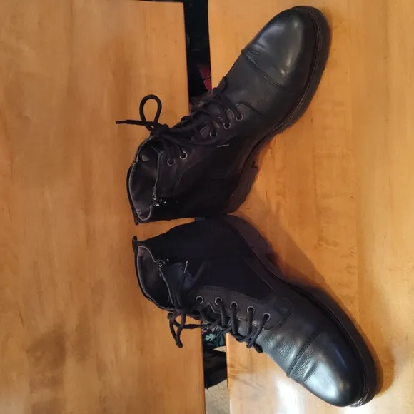 Bullboxer Black limited edition original 00.001/500 cap toe Waylon boots size 44