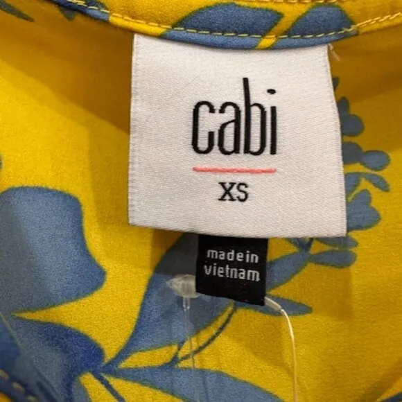 CAbi Lemon Drop Dress NWOT Size XS