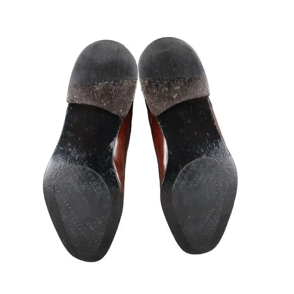 Calibrate Shoes Mens 10 Oxford Double Monk Strap Buckle Classic Leather Formal