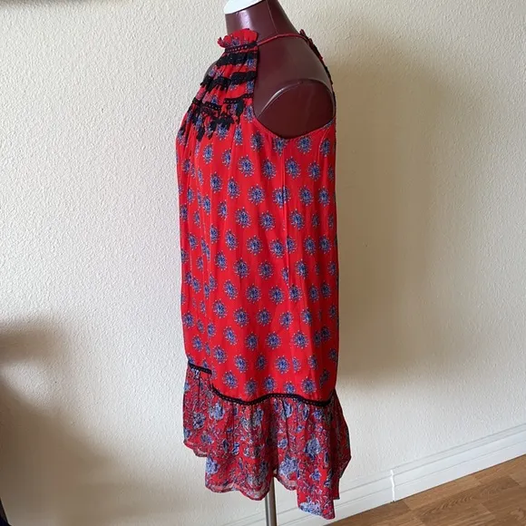 Carolina K. Antropologie Fiore Silk Halter Dress size XS