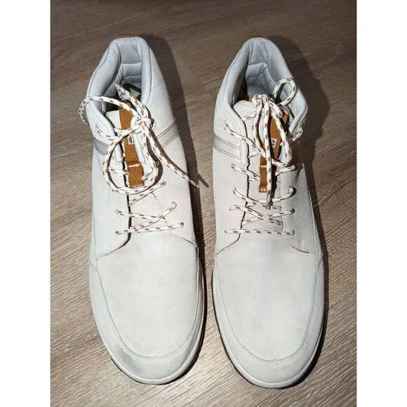 Caterpillar unisex Quest Mid Whitecap Moutons Sneaker White Men's13/Women's 15