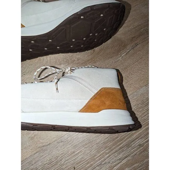 Caterpillar unisex Quest Mid Whitecap Moutons Sneaker White Men's13/Women's 15