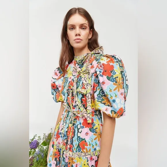 CeliaB./INGRID.FLORAL.MIDI.DRESS