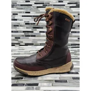 Chaco Mohagany Brown Leather Women's Boots Size 7
