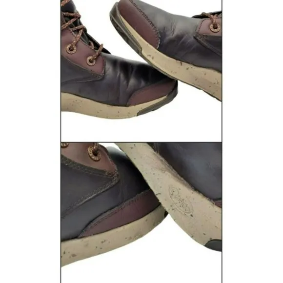 Chaco Mohagany Brown Leather Women's Boots Size 7