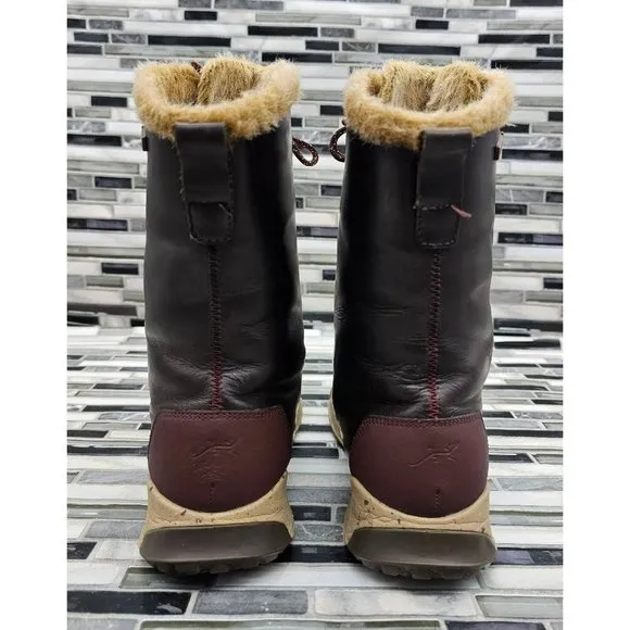 Chaco Mohagany Brown Leather Women's Boots Size 7