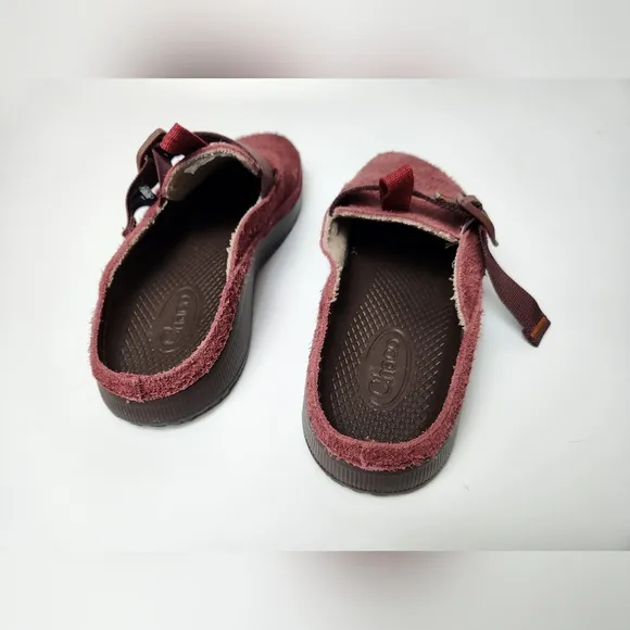 Chaco Paonia Clog Womens size 11‎ Burgundy Slip On Comfort Shoes Wool Shoes