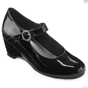 Christie &amp; Jill Little &amp; Big Girls Heart Round Toe Mary Jane Shoes 11