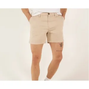Chubbies Aramadas Shorts 35 Khakinators 7 in Flat Front Twill Stretch Weekend