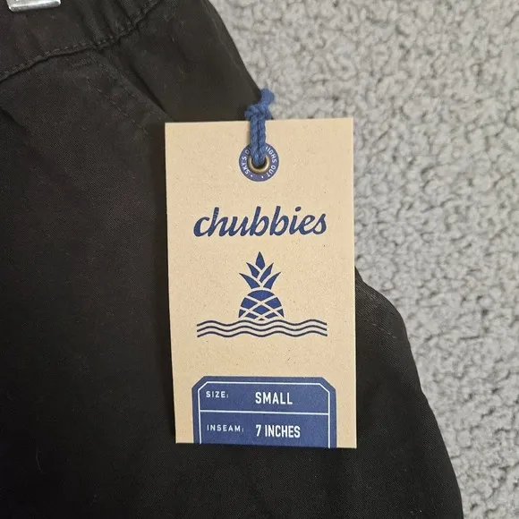 Chubbies Armadas Shorts Dark N Stromies M Flat Front Twill Stretch 7 in Weekend