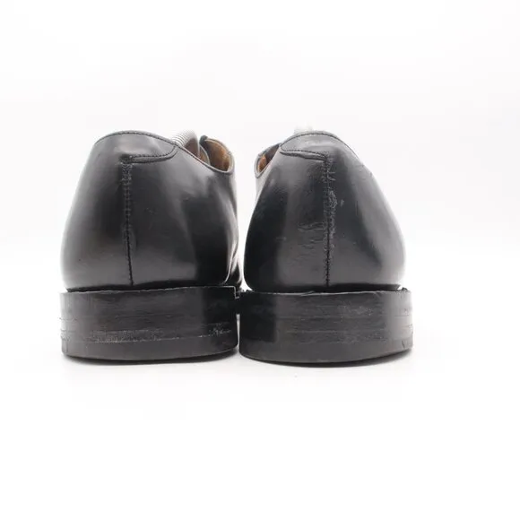 Church's Royal Tweed Plain Toe Derby Men’s Size UK 10.5 Black Leather Lace Up