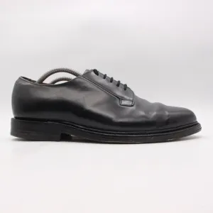 Church's Royal Tweed Plain Toe Derby Men’s Size UK 10.5 Black Leather Lace Up