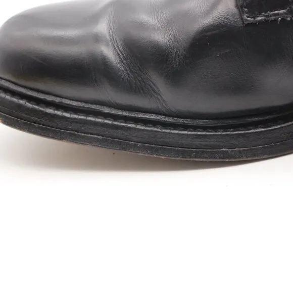 Church's Royal Tweed Plain Toe Derby Men’s Size UK 10.5 Black Leather Lace Up