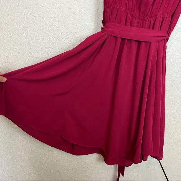 City Chic Dress Cold Shoulder Open Shoulder Dress NWT! in Rhubarb size 16