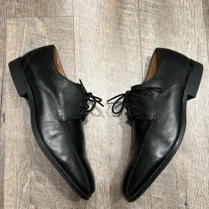 Clarks artisan black leather lace up Oxford dress shoes size 10
