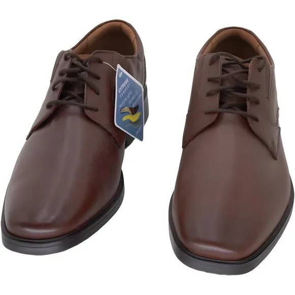 Clarks Men's Clarkslite Low Oxford, Tan Leather, Size 10 Wide
