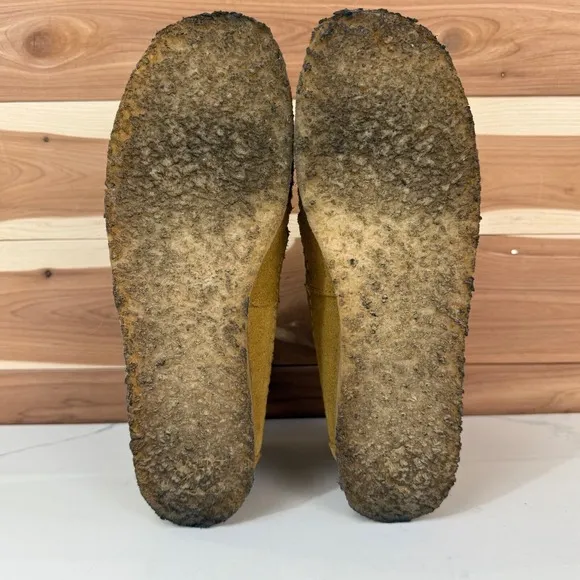 Clarks Originals  Wallabee Weaver Suede Shoes Tan Brown Women's  Size 7