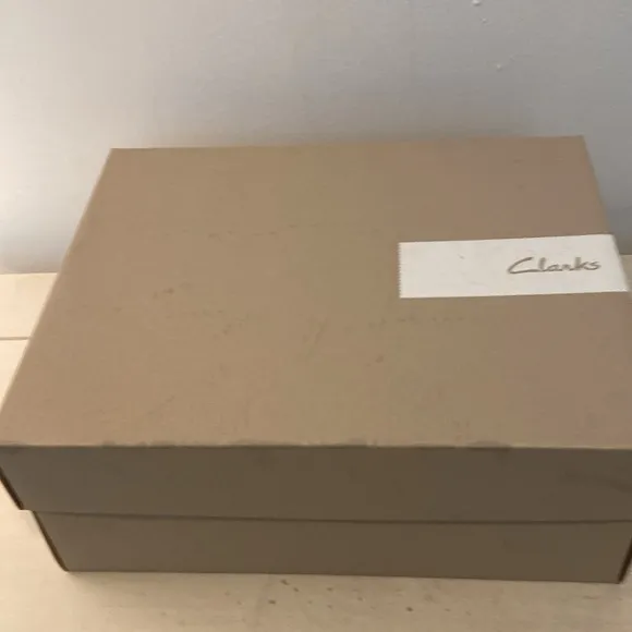 Clarks Perforated Leather Cork Wedge Sandals Stasha Bridget Sand 8.5W New