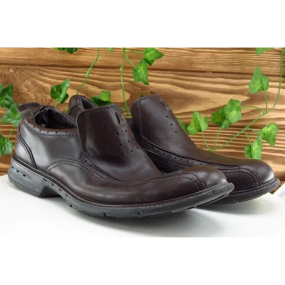 Clarks Shoes‎ Sz 10.5 M Brown Loafer Leather Men 70686