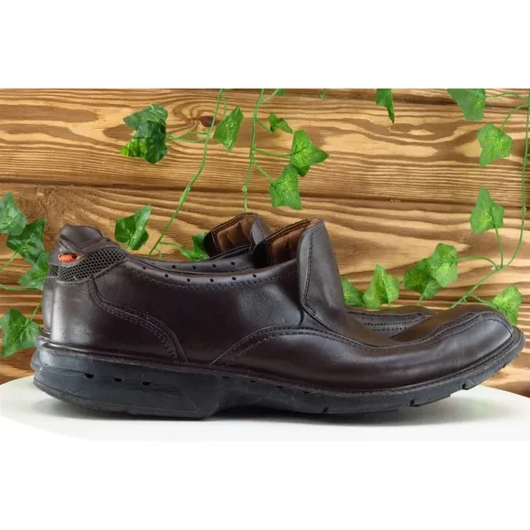 Clarks Shoes‎ Sz 10.5 M Brown Loafer Leather Men 70686