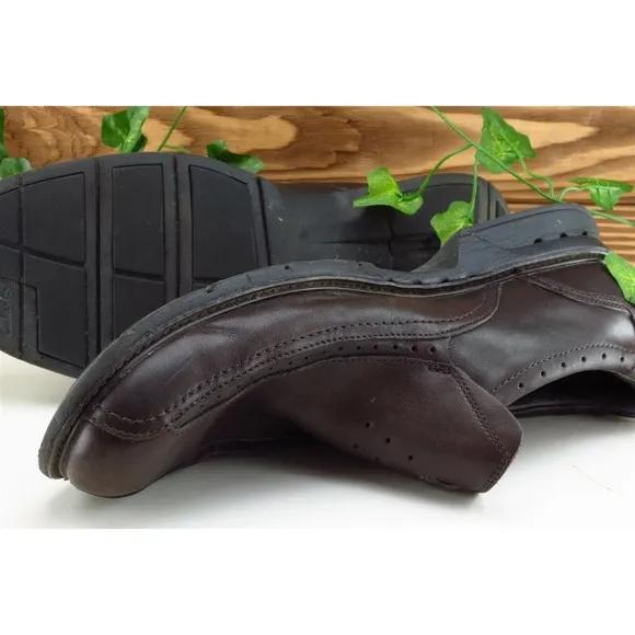 Clarks Shoes‎ Sz 10.5 M Brown Loafer Leather Men 70686