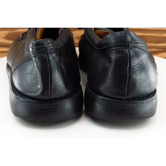 Clarks Travel Soft Shoes Sz 11.5 M Black Derby Oxfords‎ Leather Men 34645