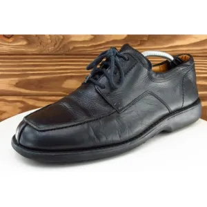 Clarks Travel Soft Shoes Sz 11.5 M Black Derby Oxfords‎ Leather Men 34645