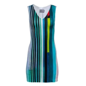 Clover Canyon‎ Eclipse Striped Scuba Dress Women's Size Medium