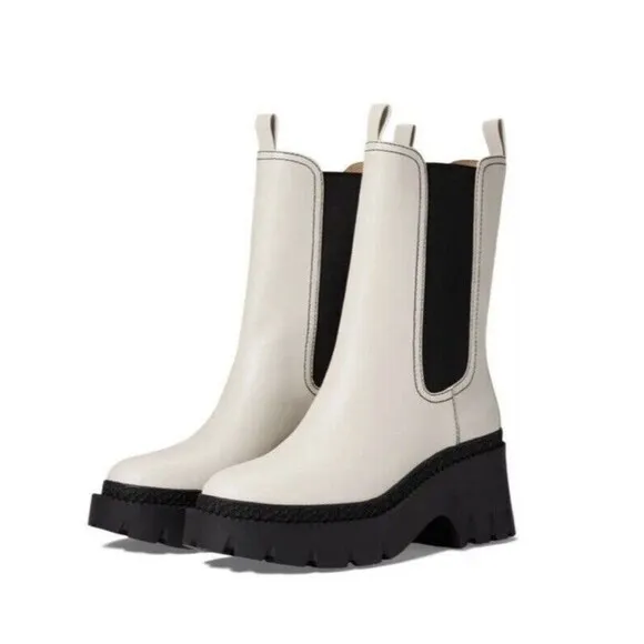Coach $298 Alexa Leather Heeled Bootie Boots Size: 7.5 B