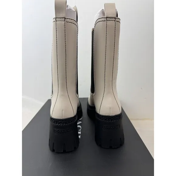 Coach $298 Alexa Leather Heeled Bootie Boots Size: 7.5 B