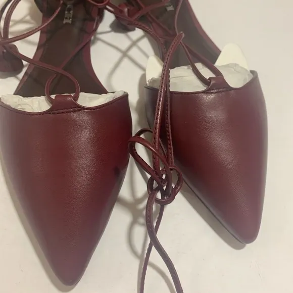 Coach Johnson Leather Soft Shine Calf Laceup 9.5B