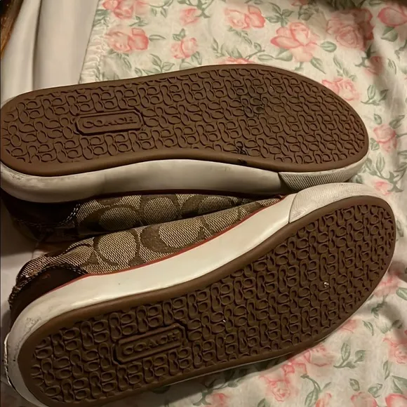Coach Kids Brown Sneakers