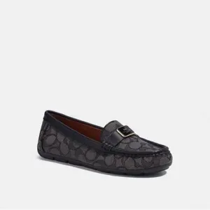 Coach Mona Driver Signature Jacquard Flats